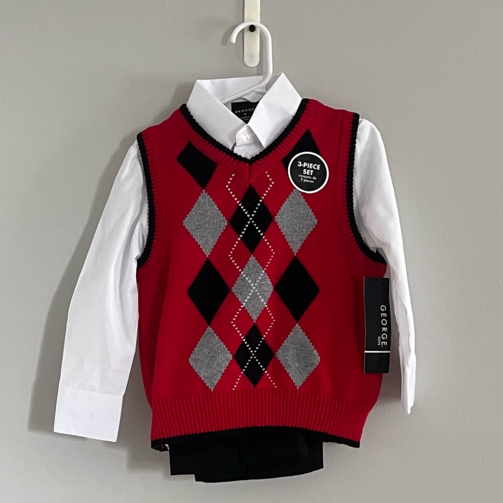 George Sweater Vest Outfit